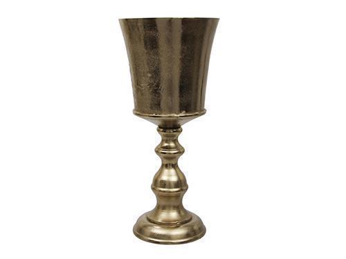 COPPA MET.C/PIEDE H55 D24,5CM. ORO