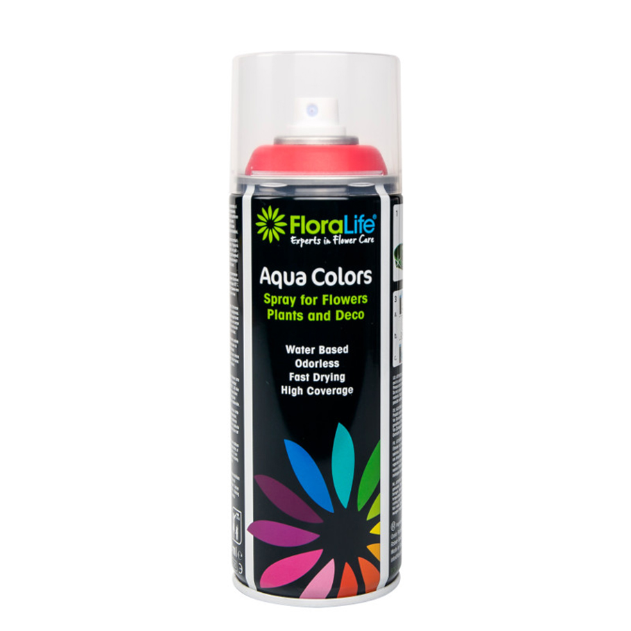 FLORALIFE AQUA COLOR 400ML BRIGHT RED