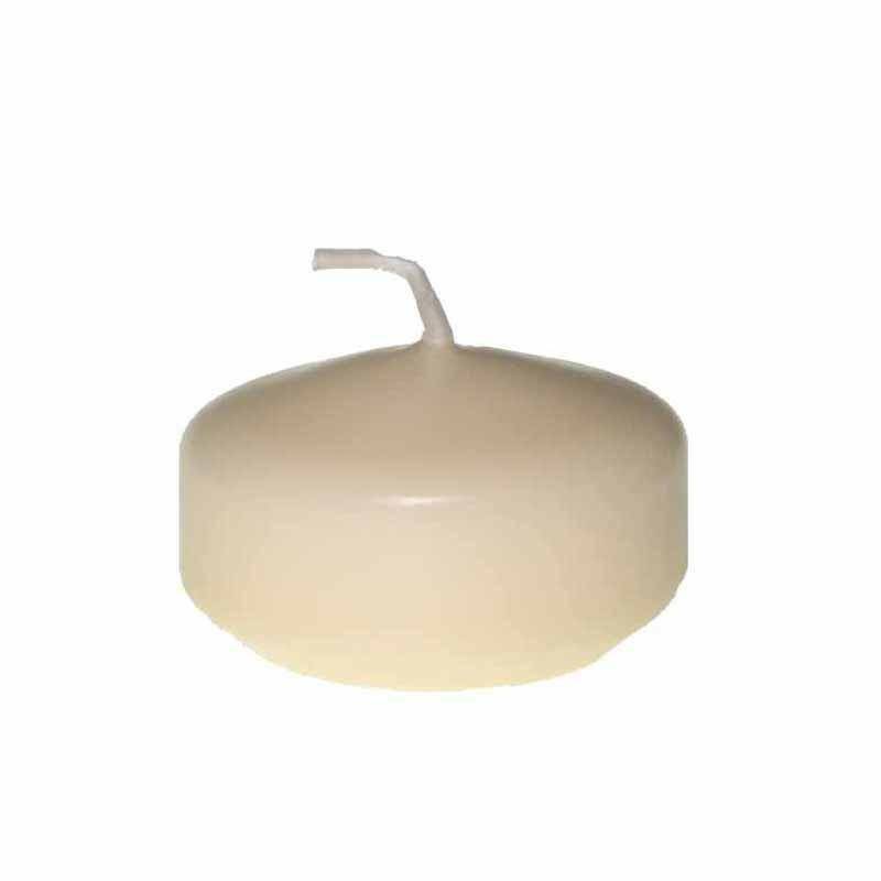CANDELE GALLEGGIANTI 28PZ. D4CM. CREMA