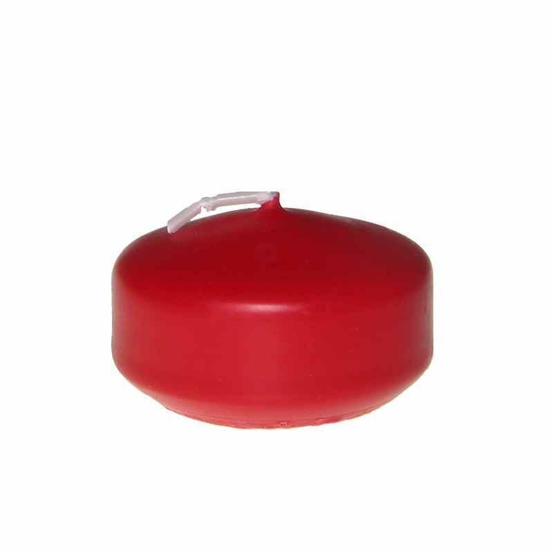 CANDELE GALLEGGIANTI 28PZ. D4CM. RUBINO