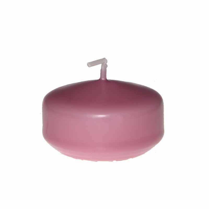 CANDELE GALLEGGIANTI 28PZ. D4CM. ANT.ROSE
