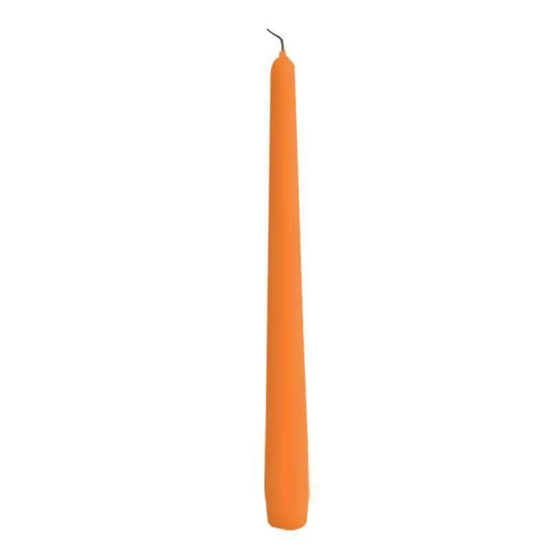 CANDELA CONICA H250 D23MM. 12PZ. ARANCIO
