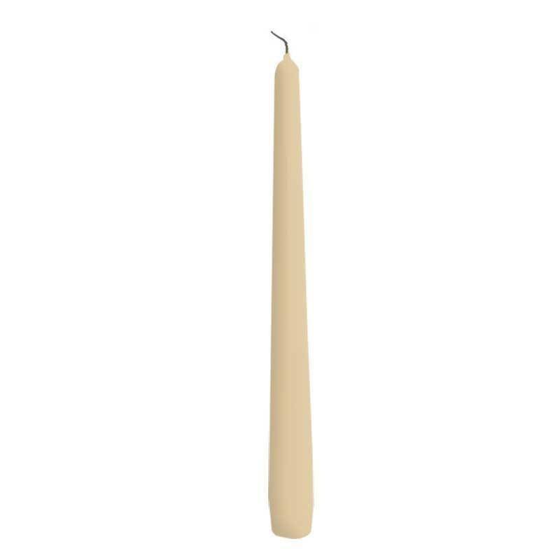 CANDELA CONICA H300 D23MM. 12PZ. CREMA