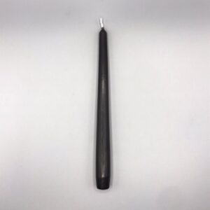 CANDELA CONICA H300 D23MM. 12PZ. NERO