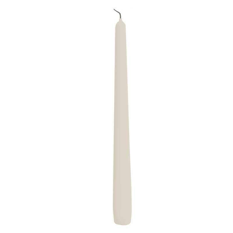 CANDELA CONICA H300 D23MM. 12PZ. PERLA