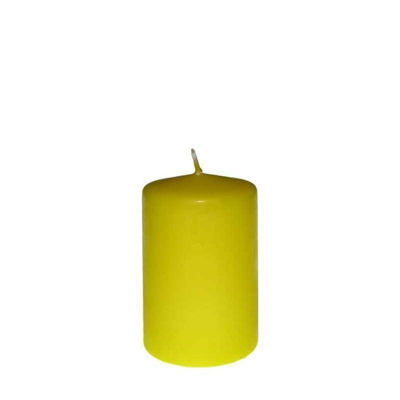 CANDELA H100 D60MM. 8PZ. GIALLO