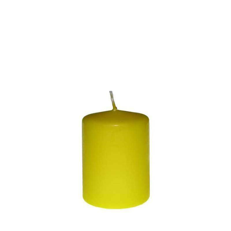 CANDELA H60 D40MM. 16PZ. GIALLO