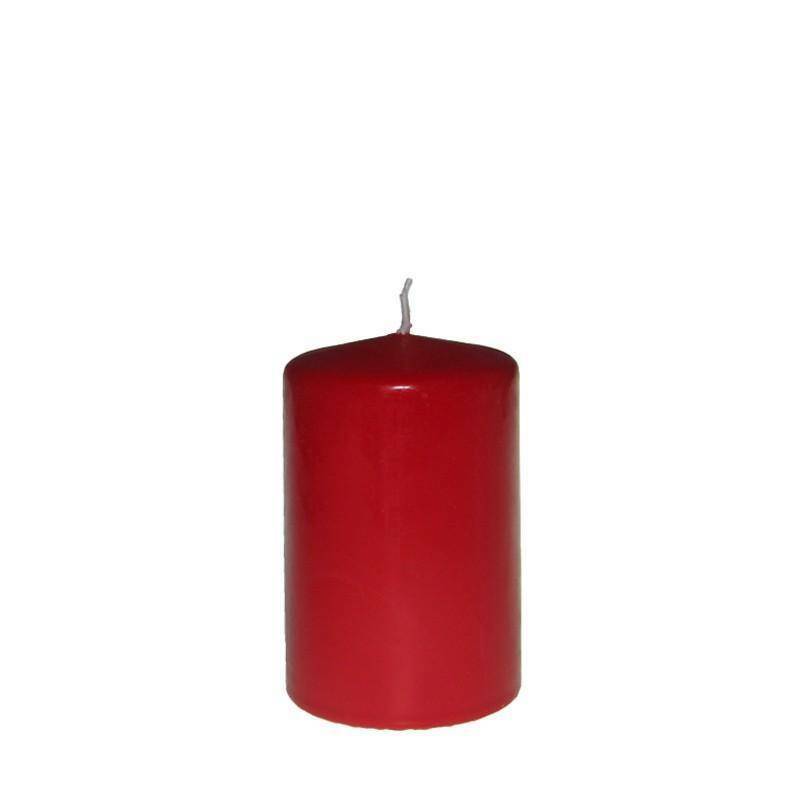 CANDELA H100MM. D60MM. 12PZ. ROSSO