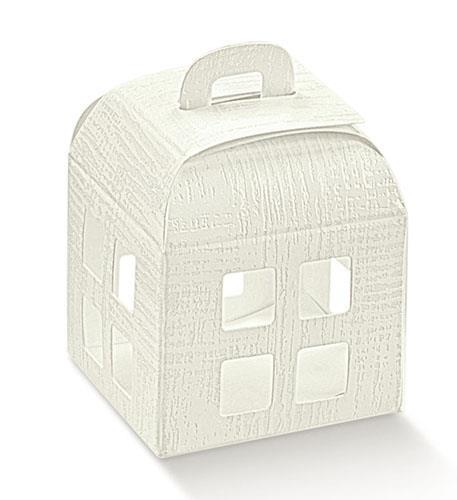 LANTERNA 100X100 X135MM. TELA BIANCO