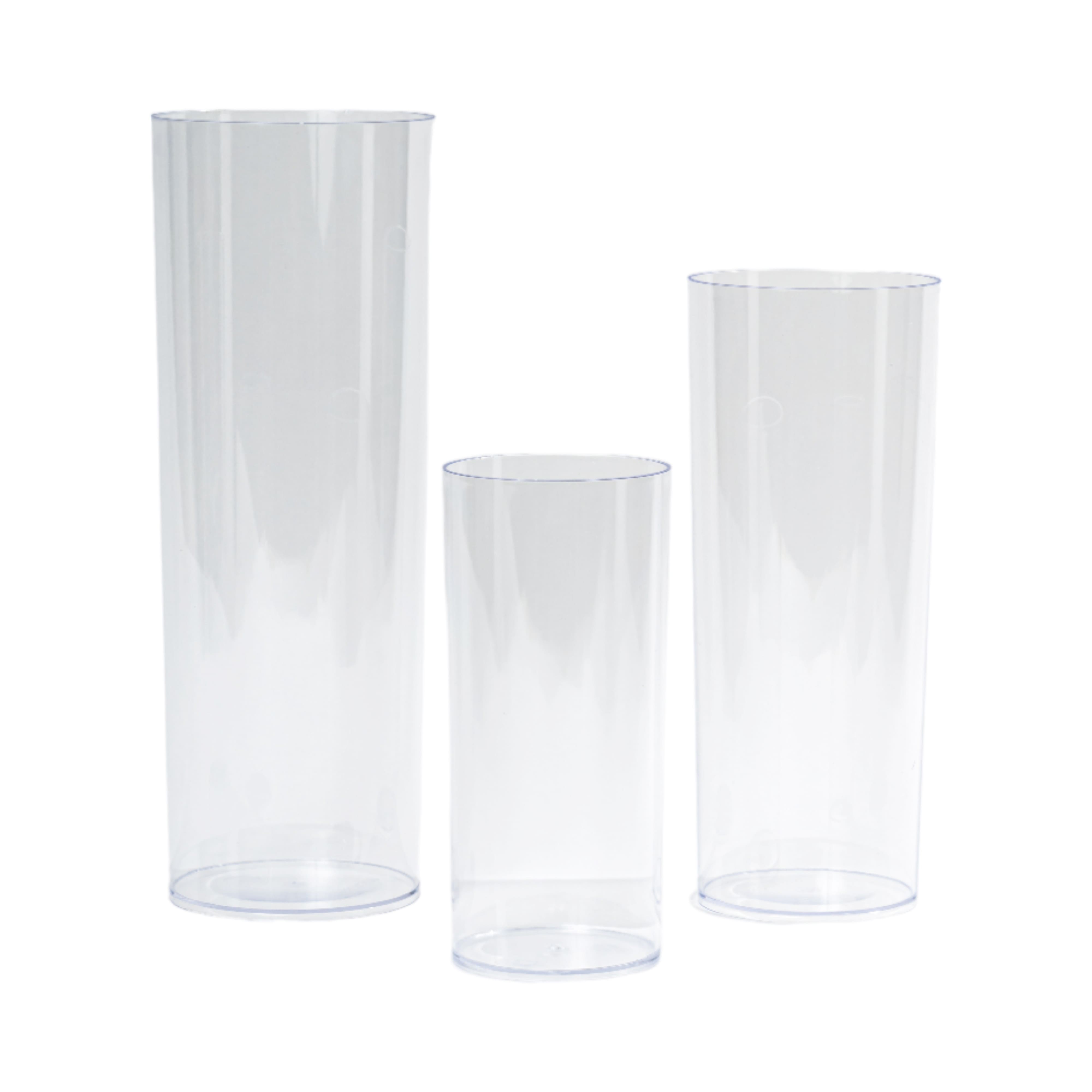 CILIND.PLEXIGLASS S/3PZ. D14-16-18 H30-40-50 --NETTO------