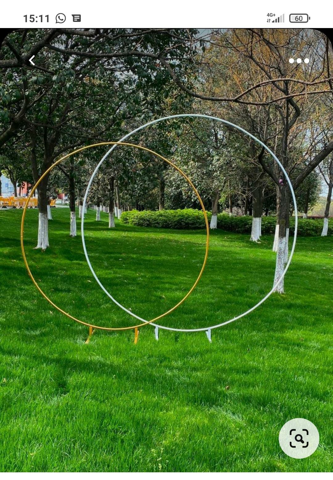 ARCO TONDO PER EVENTI D.200CM.