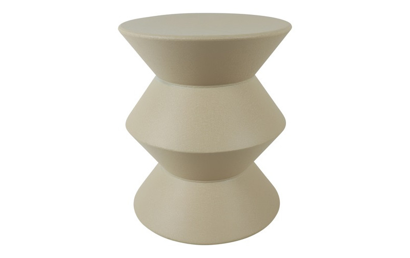 TAVOLO MET. JANEL D37,5 H45CM. CREMA