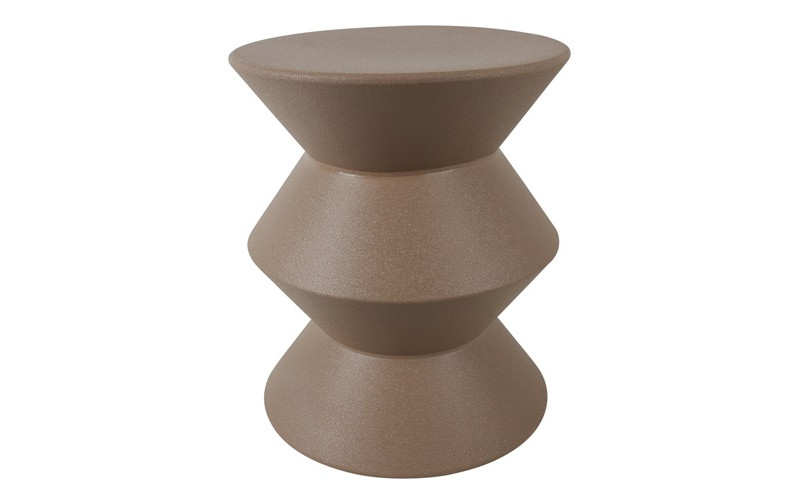 TAVOLO MET. JANEL D37,5 H45CM. BROWN