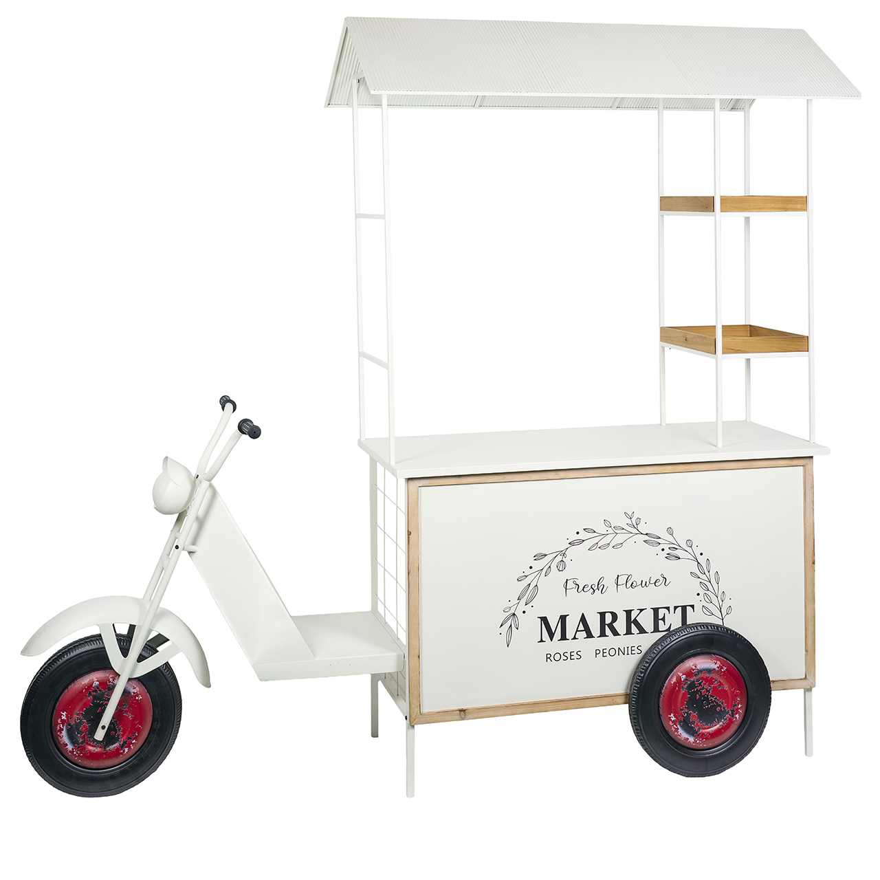 CARRETTO ESPOSITORE C/MOTO 233X68 H205CM.