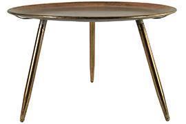 TAVOLINO LEONORA H38,5 62,5X62,5CM. ORO