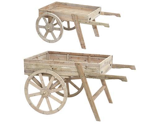 CARRETTI S/2PZ. 73X132X78  54X94X40CM