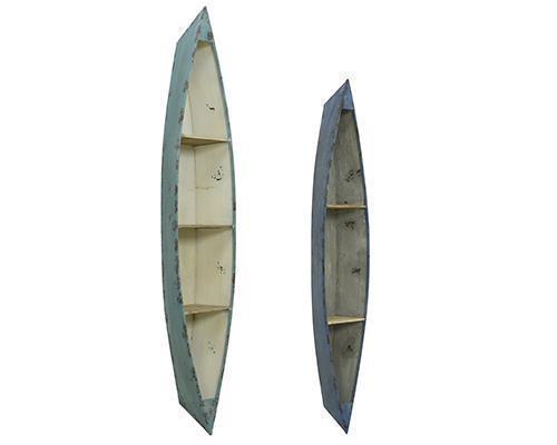 BARCHE MET. 37X21X191 19X16,5X161CM. AZZUR.