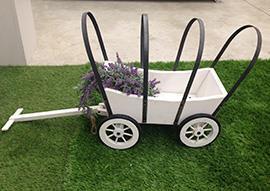CARRO LEGNO H45 L75CM.WHITE