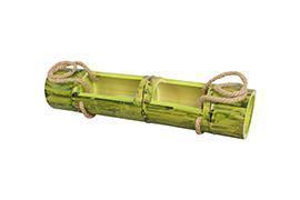BARCHETTA BAMBOO 2POSTI L60CM. VERDE