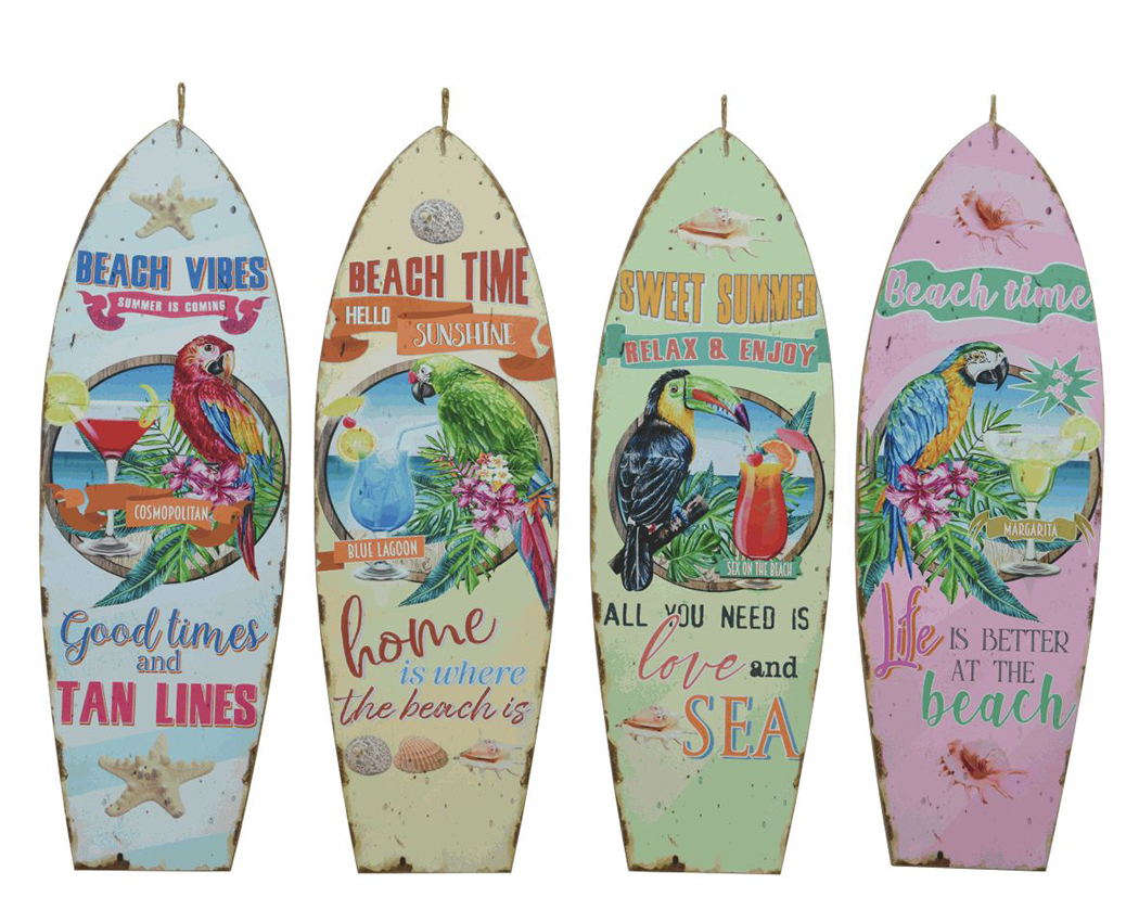 TAVOLA DA SURF COLORATA H60 L20CM.