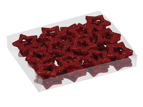 STELLINE BOX 48PZ. 3,5CM. ROSSO