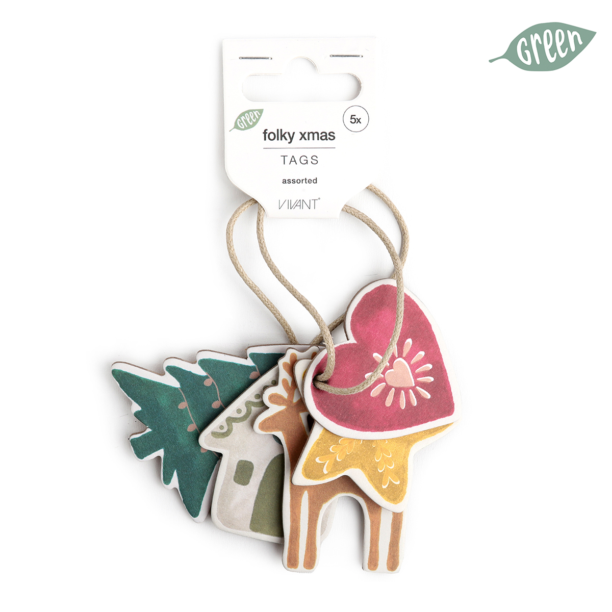 CHIUDIPACCO FOLKY XMAS 6/5,3CM 5PZ.
