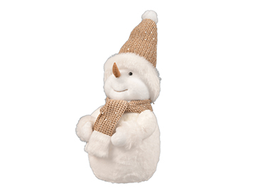 PUPAZZO DI NEVE H40CM.  --NETTO-------