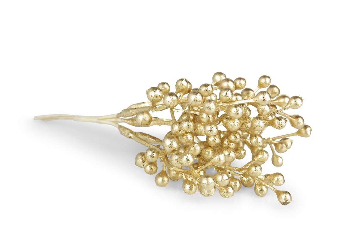 PICK BERRY 5 MAZZETTI L17CM. ORO