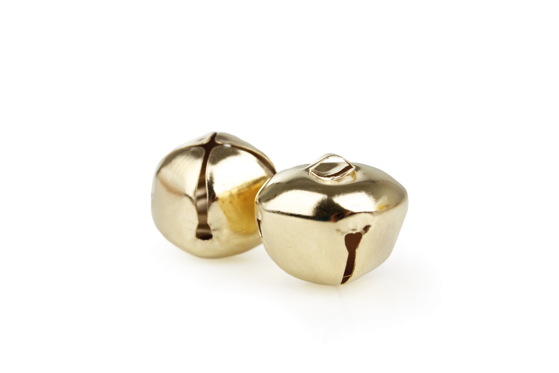 CAMPANELLINI D2,3CM. 40PEZZI ORO
