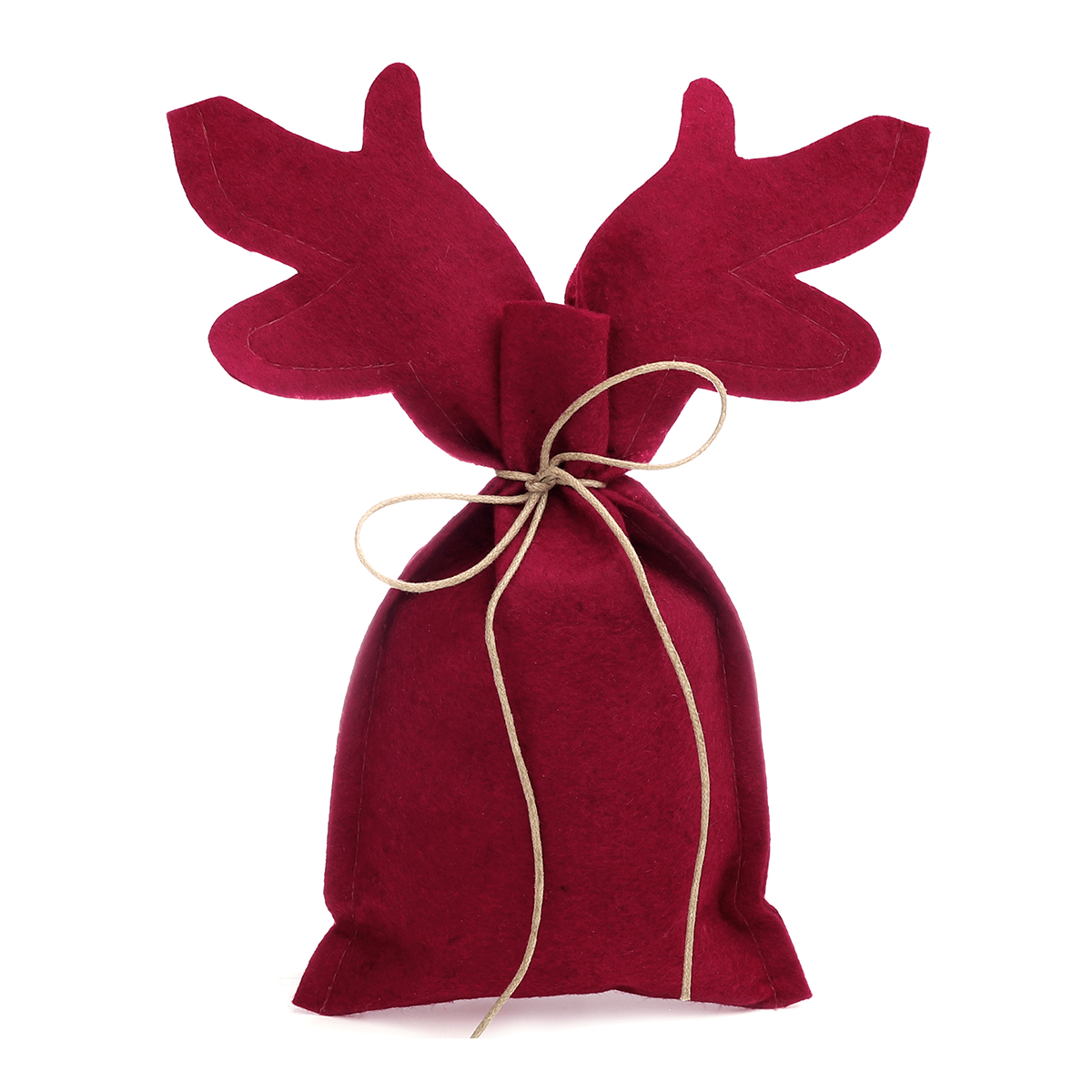 SACCHETTO LANA RENNA 28X21,5CM. 5PZ. ROSSO