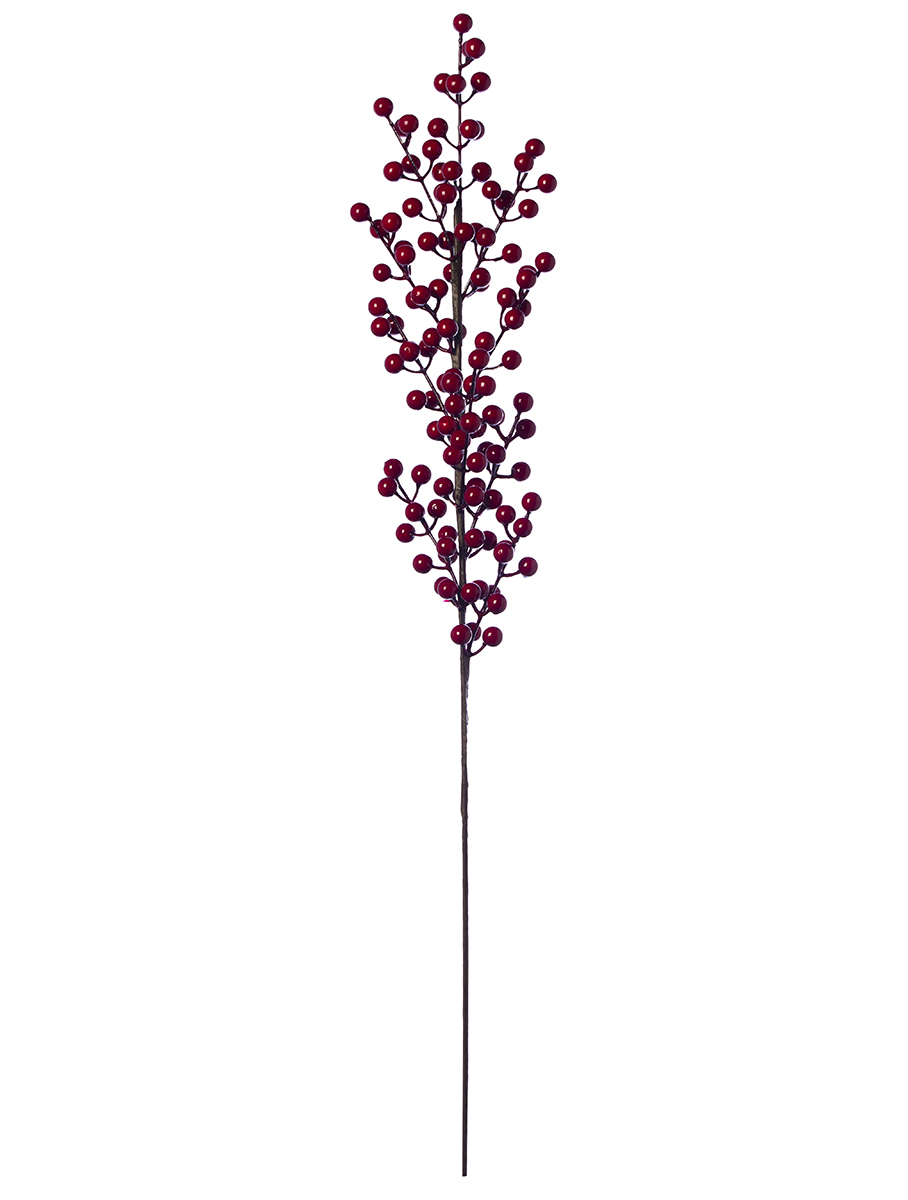 RAMI BACCHE ROSSE 78CM. 2PZ.