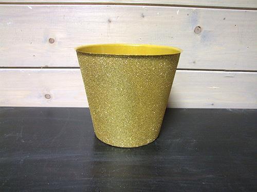 CASPO' PVC GLITTERATO H15 D17CM. 15PZ. ASS --NETTO-----