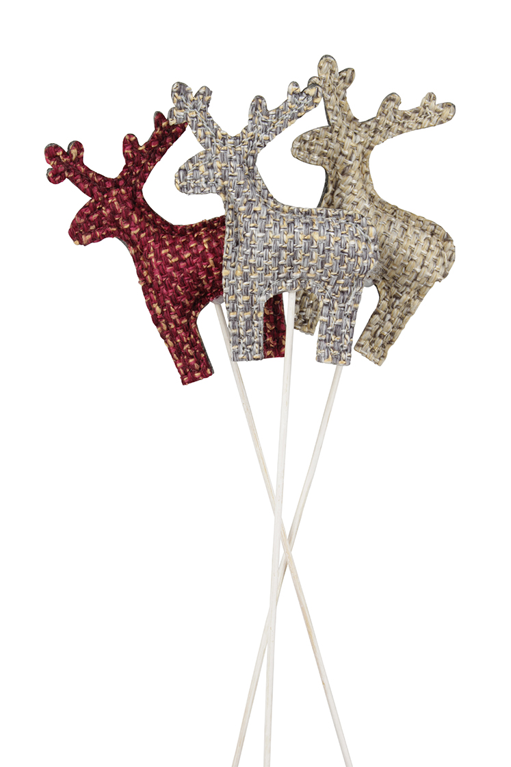 PICK C/ALCE LUREX 7,5X5,7CM. 15PZ.ASS.