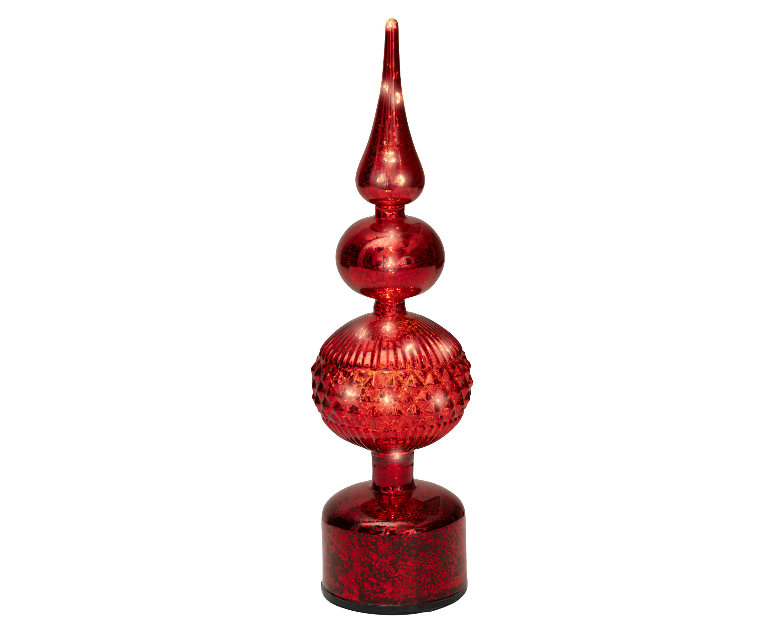 LAMPADA GIREVOLE 12LED D10 H35,5CM. ROSSO