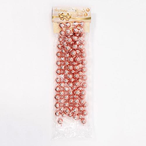 COLLANA DI PERLE PLAST. D20MM. L270CM. ROSA