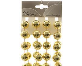 COLLANA DI PERLE PLAST. D20MM. L270CM. ORO