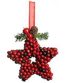 STELLA E CUORE 3PZ C/BACCHE C/APP. 14CM.