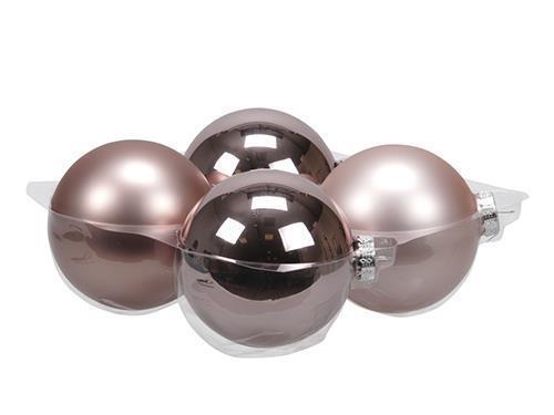 SFERE NATAL.D100MM. 4PZ. SMOKEY ROSE
