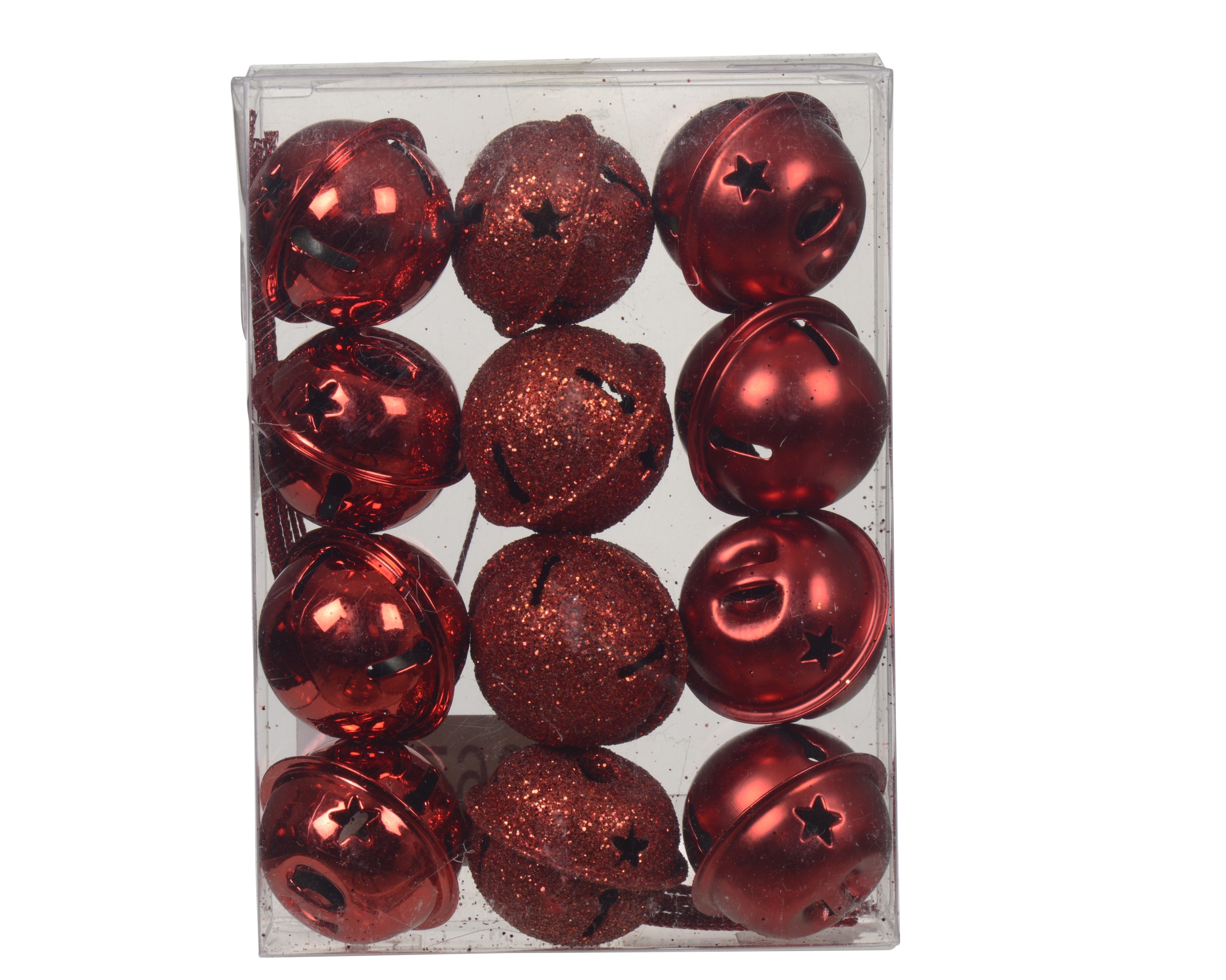 SONAGLI DA APPENDERE 12PZ. D.3CM. ROSSO