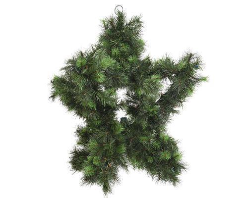 STELLA DI ABETE 3D DA APP. D.120CM. VERDE