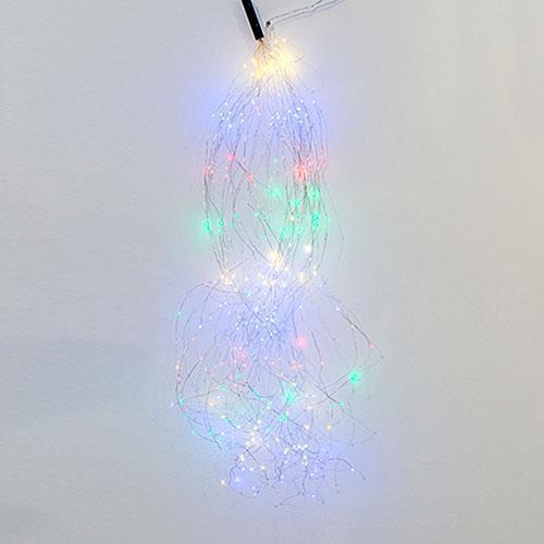 LUCI A BUSH 600LED 24FILI DA 2,5MT MULTICOLOR