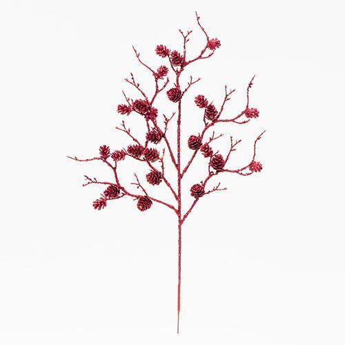 RAMO C/PIGNE 50CM. 2PEZZI BORDO'