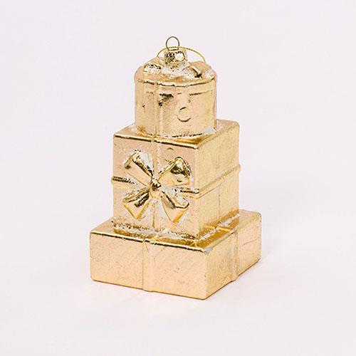PACCHETTINI REGALO 7,6CM. 2PEZZI ORO