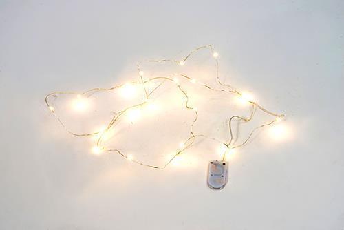 LUCI 40MICROLED 4MT. L.FERMA E INTERM. BIANCO CALDO