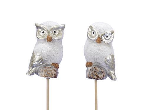 GUFETTO CERAM.STICK 5,5CM. 12PZ. BIANCO