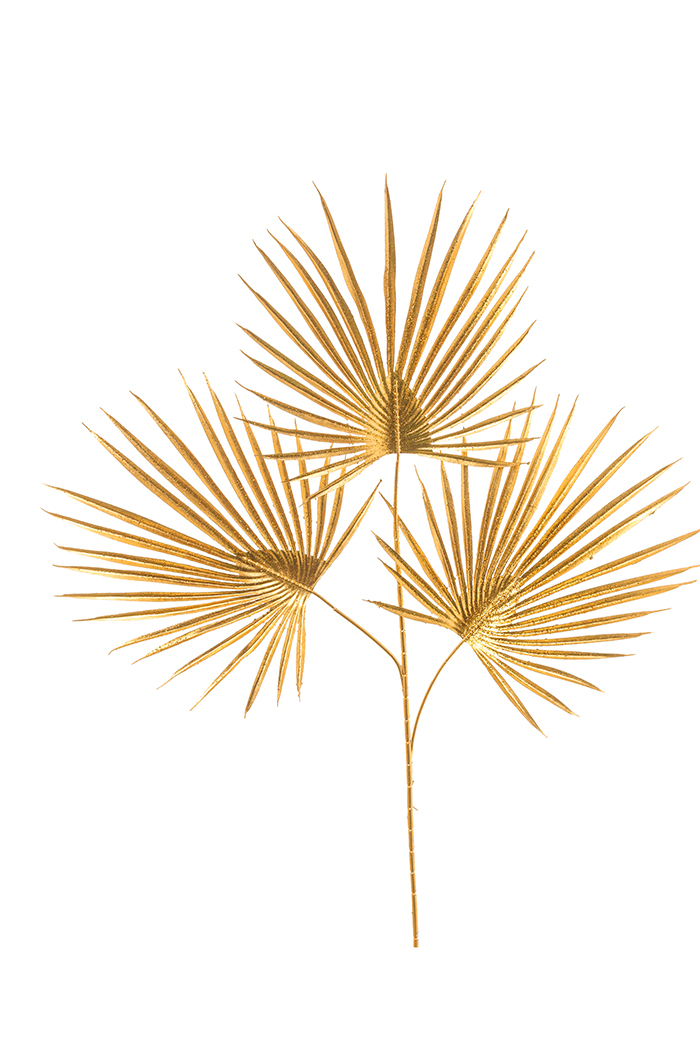 FOGLIA CHAMAEROPS X3 GOLD 72CM. 3PZ.