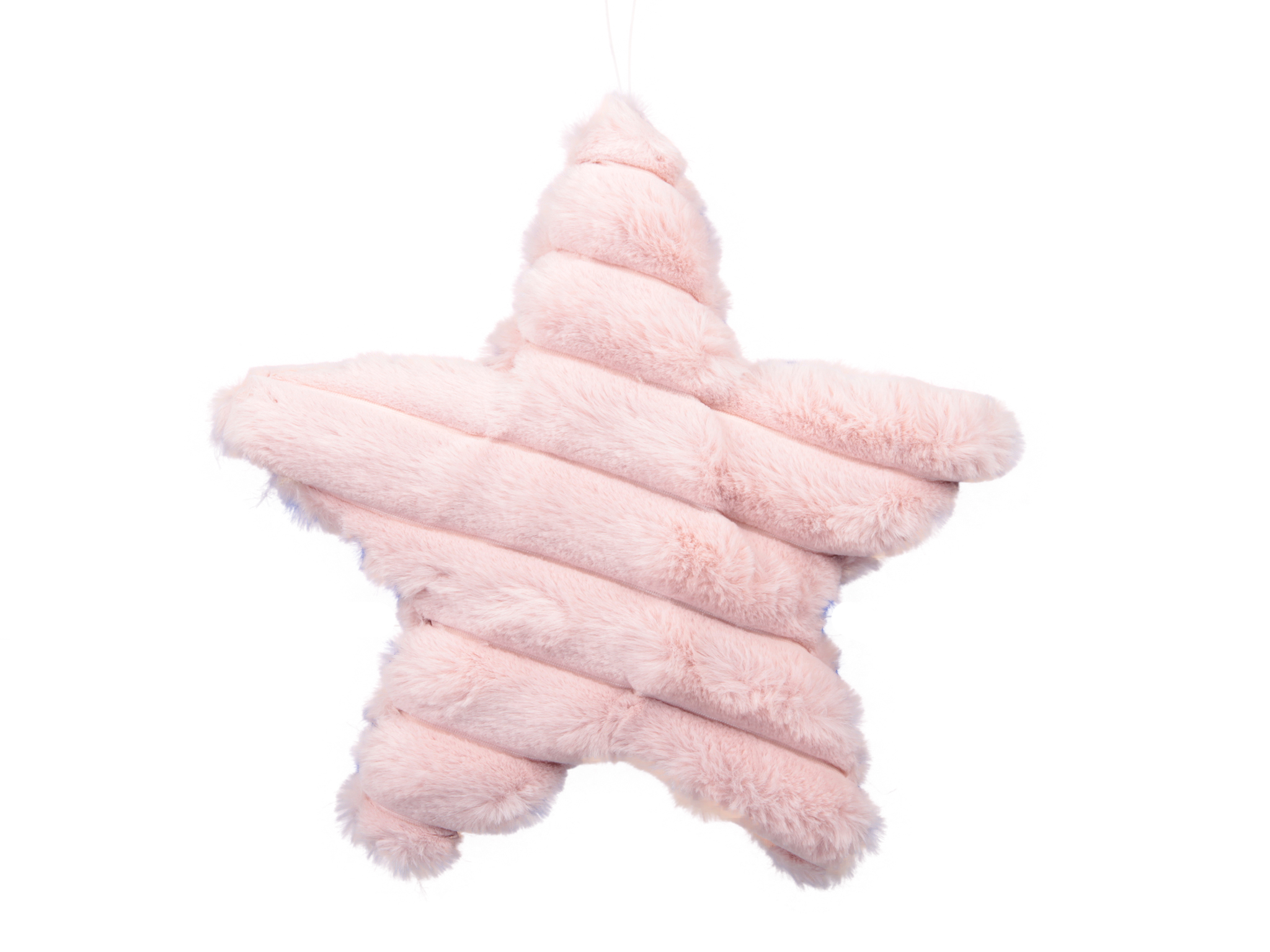STELLA PELLICCIA D25CM. 2PZ ROSA  --NETTO------