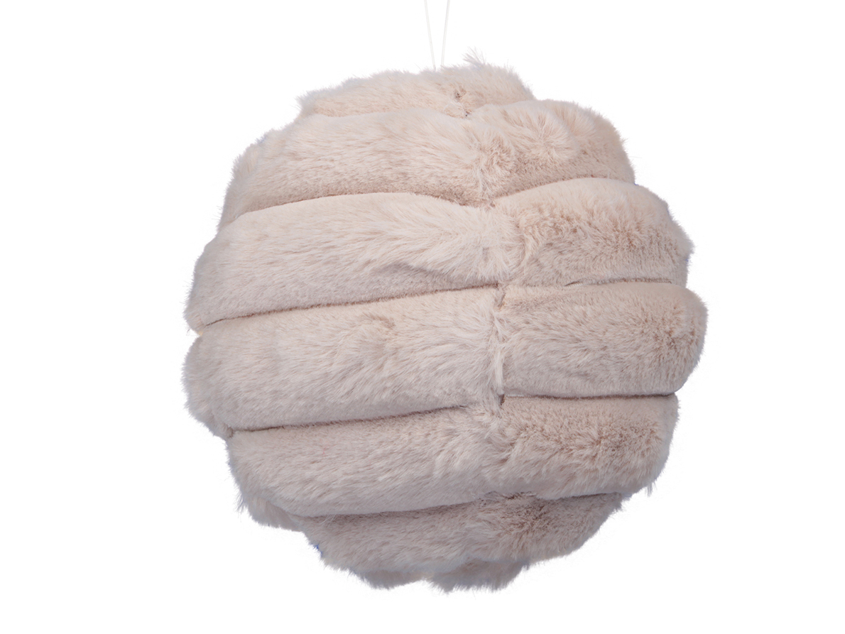 SFERA PELLICCIA D14CM. BEIGE