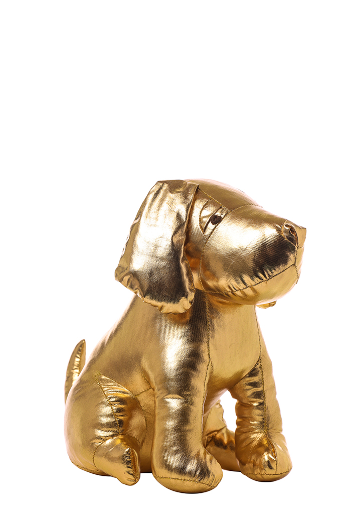 CAGNOLINO GOLD H25CM.  ---NETTO-----