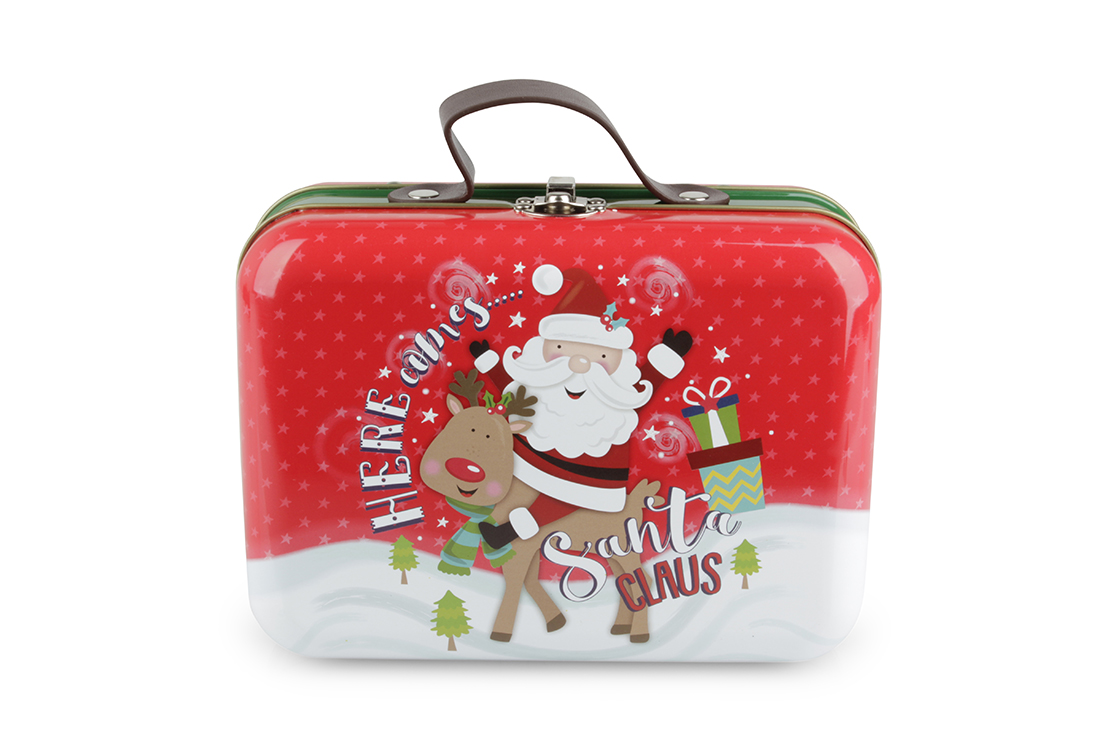 SCATOLINA MET. SANTA H8 14X18CM.---NETTO-----